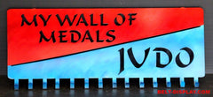 Judo Medal Display Plaque