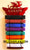 Personalized Dragon Karate Belt Display | Tae Kwon Do Belt Rack | Martial Arts Belt Holder