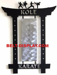 Karate Belt Display: Personalized Martial Arts Belt Holder: Martial Arts Belt Display