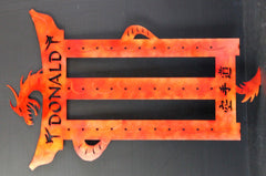 Personalized Karate Belt  Display Rack