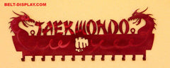 Taekwondo medal display
