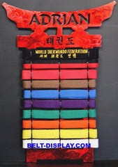 Taekwondo  Belts  10 -17  Level Holder
