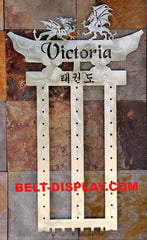martial arts belt display